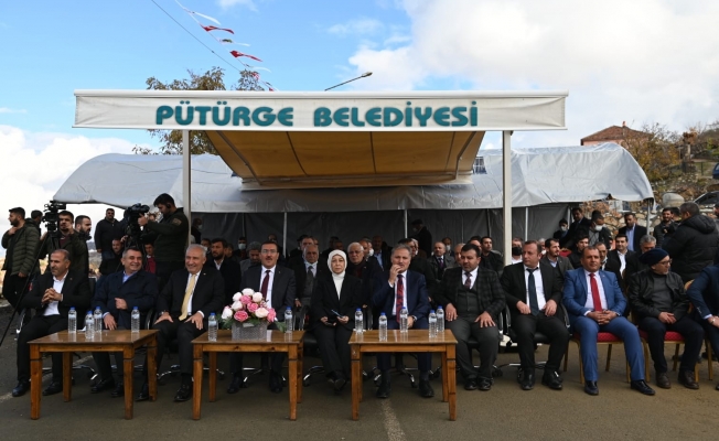 Pütürge’de 2 temel atıldı, 1 açılış gerçekleştirildi