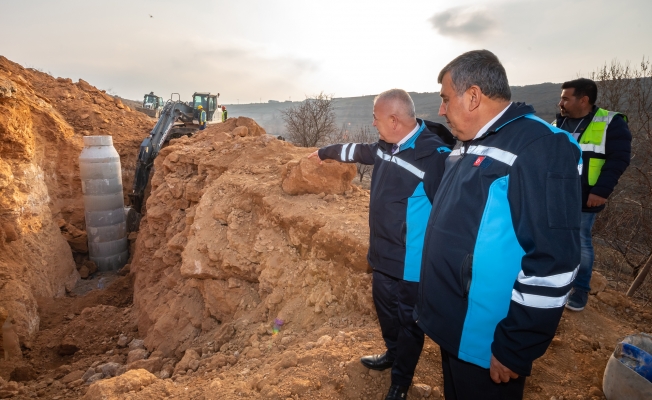 Batı Kollektörü çalışmaları devam ediyor