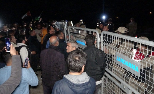 Malatya Kürecik Radar Üssü'nde İsrail'e protesto!