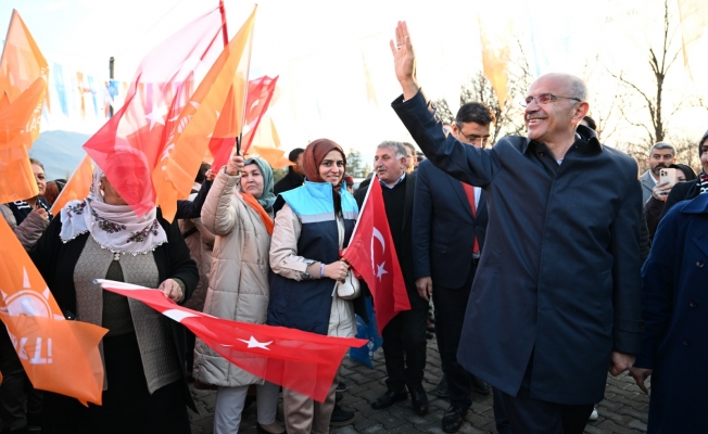 AK Parti Büyükşehir Adayı Sami Er’e Sürgü’de coşkulu karşılama