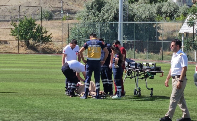 İmdadına ambulans helikopter yetişti