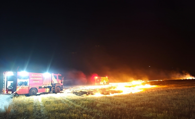 Malatya'da korkutan yangılar