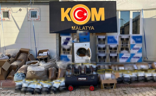 Malatya’da kaçakçılık operasyonu