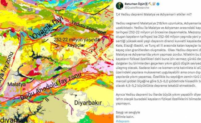 Yedisu fayında oluşacak deprem Malatya'yı nasıl etkiler?