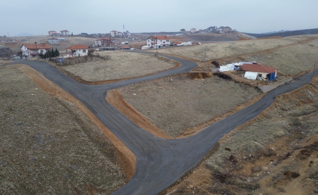 Kıraç Mahallesi'nde yol çalışmaları tamamlandı