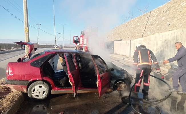 Malatya'da önce kaza, sonra yangın!