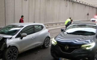 Malatya'da altgeçitte zincirleme kaza: 2 yaralı