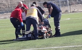 Beyin kanaması geçirdi!  İmdadına ambulans helikopter yetişti